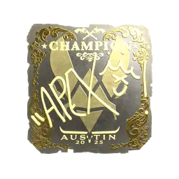 Sticker | apEX (Gold, Champion) | Austin 2025