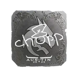 Sticker | chopper (Foil) | Austin 2025
