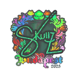 Sticker | skullz (Holo) | Budapest 2025