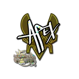 Sticker | apEX (Glitter, Champion) | Paris 2023