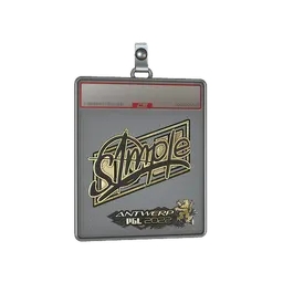 Sticker Slab | s1mple (Gold) | Antwerp 2022