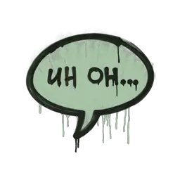 Sealed Graffiti | Uh Oh (Cash Green)