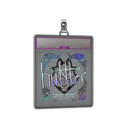 Sticker Slab | huNter- (Holo) | Austin 2025