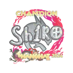 Sticker | sh1ro (Glitter, Champion) | Shanghai 2024