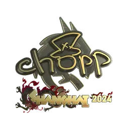 Sticker | chopper (Gold) | Shanghai 2024