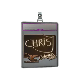 Sticker Slab | chrisJ (Gold) | Cologne 2015