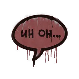 Sealed Graffiti | Uh Oh (Brick Red)