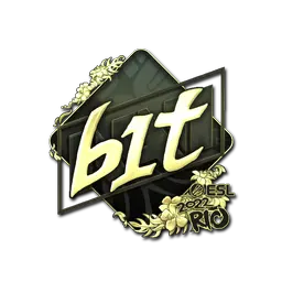 Sticker | b1t (Gold) | Rio 2022