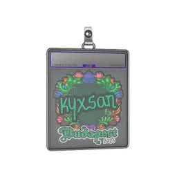 Sticker Slab | kyxsan (Embroidered) | Budapest 2025