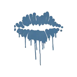 Sealed Graffiti | Kiss (Monarch Blue)