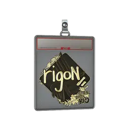 Sticker Slab | rigoN (Gold) | Rio 2022