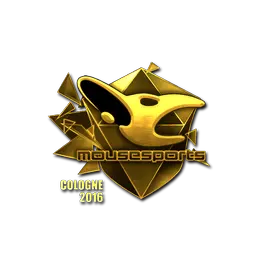 Sticker | mousesports (Gold) | Cologne 2016