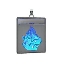 Sticker Slab | Liquid Fire