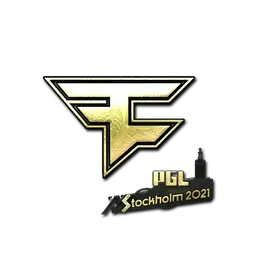 Sticker | FaZe Clan (Gold) | Stockholm 2021
