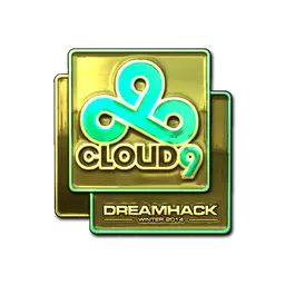 Sticker | Cloud9 (Gold) | DreamHack 2014