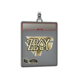 Sticker Slab | zevy (Gold) | Paris 2023
