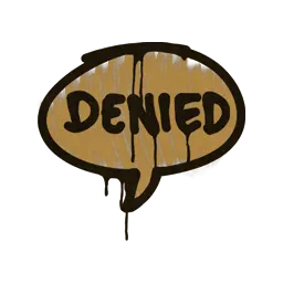 Sealed Graffiti | Denied (Desert Amber)