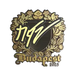 Sticker | NQZ (Gold) | Budapest 2025