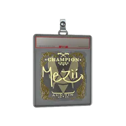 Sticker Slab | mezii (Gold, Champion) | Austin 2025