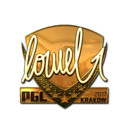 Sticker | loWel (Gold) | Krakow 2017