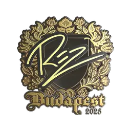 Sticker | REZ (Gold) | Budapest 2025