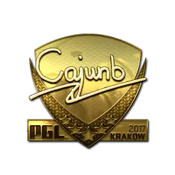 Sticker | cajunb (Gold) | Krakow 2017