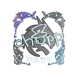 Sticker | chopper (Holo) | Austin 2025