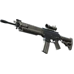 SG 553 | Damascus Steel