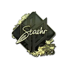 Sticker | Staehr (Gold) | Rio 2022