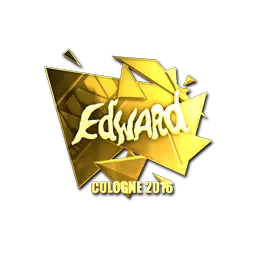 Sticker | Edward (Gold) | Cologne 2016