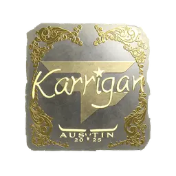 Sticker | karrigan (Gold) | Austin 2025