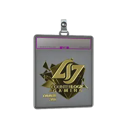 Sticker Slab | Counter Logic Gaming (Gold) | Cologne 2016