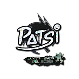 Sticker | Patsi (Glitter) | Antwerp 2022
