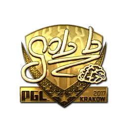 Sticker | gob b (Gold) | Krakow 2017