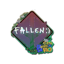 Sticker | FalleN (Glitter) | Rio 2022