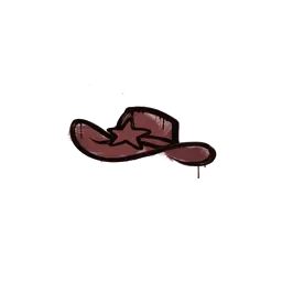 Sealed Graffiti | Sheriff (Brick Red)