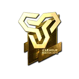 Sticker | Space Soldiers (Gold) | Boston 2018