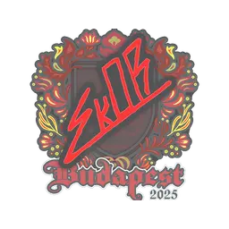 Sticker | sk0R | Budapest 2025