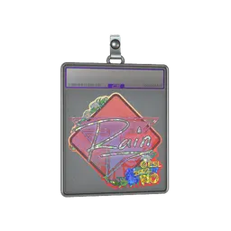 Sticker Slab | rain (Glitter) | Rio 2022