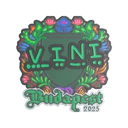 Sticker | VINI (Embroidered) | Budapest 2025