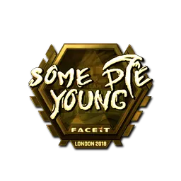 Sticker | sdy (Gold) | London 2018