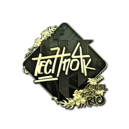 Sticker | Techno4K (Gold) | Rio 2022