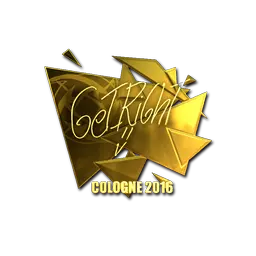 Sticker | GeT_RiGhT (Gold) | Cologne 2016