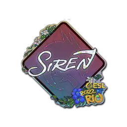Sticker | S1ren (Glitter) | Rio 2022