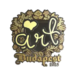 Sticker | arT (Gold) | Budapest 2025