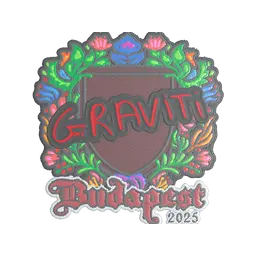 Sticker | Graviti (Embroidered) | Budapest 2025