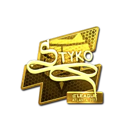 Sticker | STYKO (Gold) | Atlanta 2017