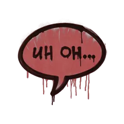 Sealed Graffiti | Uh Oh (Blood Red)