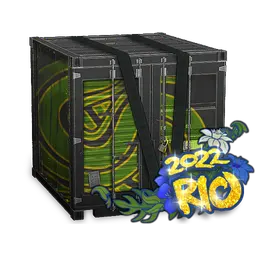 Rio 2022 Storage Unit with Glitter Stickers