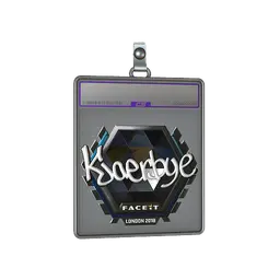 Sticker Slab | Kjaerbye (Foil) | London 2018